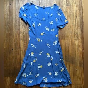 Old Navy Blue Flower Dress
